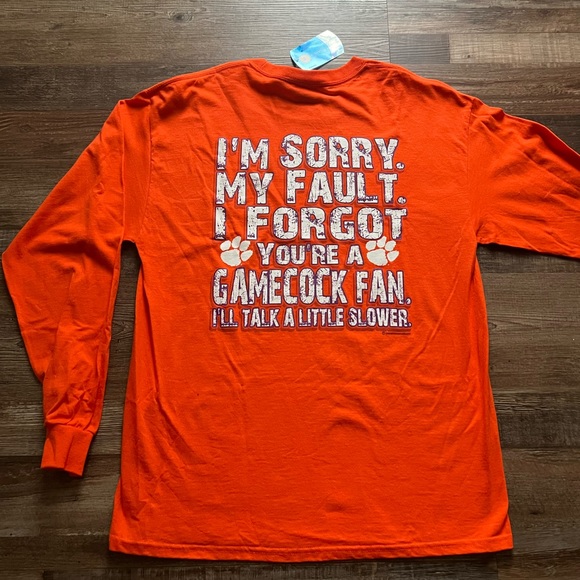 NWT - Clemson University Long Sleeve Shirt - Picture 8 of 9